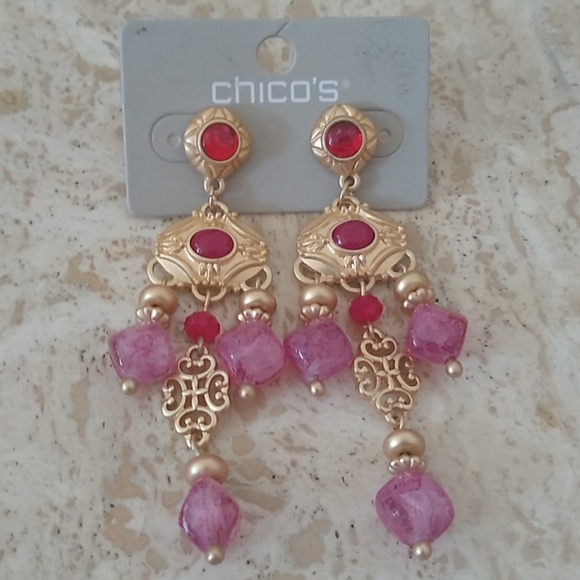 Chico's Jewelry - COPY - Chico's gold earrings